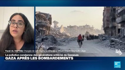 Après les bombardements, la pollution condamne des générations entières de Gazaouis