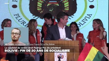 Bolivie : Rodrigo Paz élu président, fin de vingt ans de socialisme