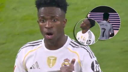 Enfado monumental de Vinicius al ser cambiado por Xabi Alonso en el Clásico