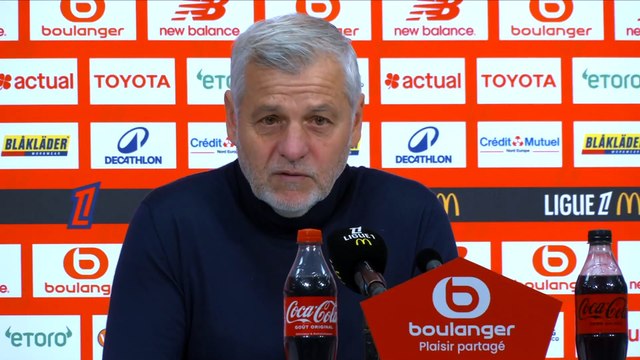 « Il fallait montrer un autre visage après le PAOK » assure Bruno Genesio après la grosse claque infligée à Metz - Foot - Ligue 1 - Lille