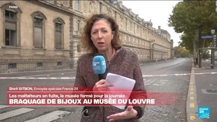 Braquage de bijoux au musée du Louvre : les malfaiteurs en fuite