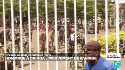 Kenya : l'hommage à Odinga se mue en mouvement de panique, 3 morts