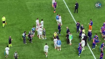 El Real Madrid celebra a lo grande la victoria en el Clásico más caliente de la década