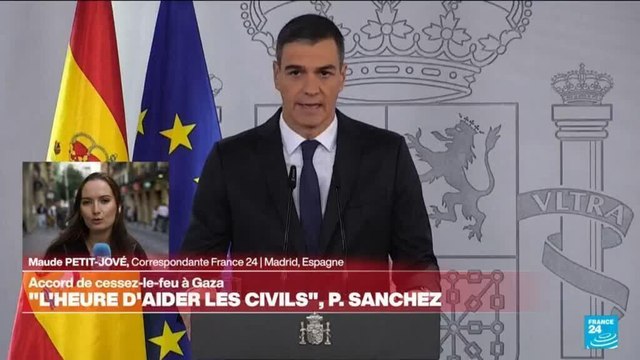 Espagne : pour Pedro Sánchez, « il est temps d’aider la population civile » à Gaza