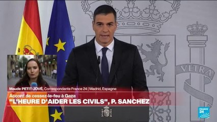 Espagne : pour Pedro Sánchez, « il est temps d’aider la population civile » à Gaza