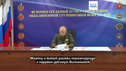 Rosja przeprowadza test nowego nuklearnego pocisku Burewiestnik 🚀