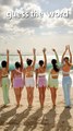 Can You Guess the Word? 🤔🏖️ Girls Pose on the Beach to Form a Secret Word