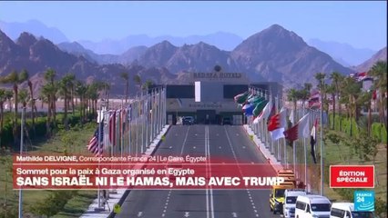 Égypte : l'arrivée de Donald Trump attendue au sommet pour la paix