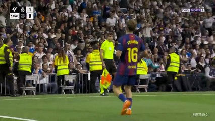 اهداف مباراة برشلونة وريال مدريد  الدوري الاسباني