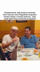 João Gomes canta sucesso de Kara Veia ao lado de Zeca Pagodinho