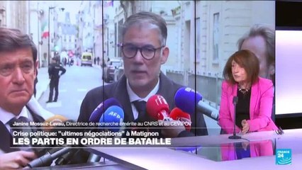 Crise politique : "ultimes négociations" sur le budget à Matignon