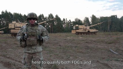 U.S. Army • M109A6 Paladin Howitzers • Poland, Oct 2025