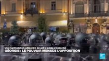 En Géorgie, la manifestation a dégénéré devant le palais présidentiel