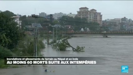 Intempéries : images de désolation au Népal et en Inde