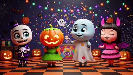 Let’s Dance at the Halloween Party! 🎃 | Fun Song for Kids | Kindifatoy