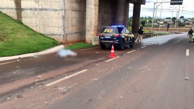Homem morre e outro fica gravemente ferido após perseguição policial no Trevo Cataratas em Cascavel