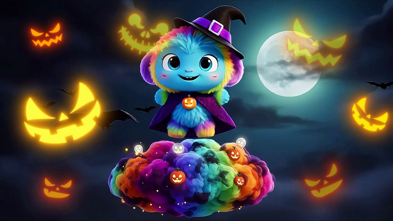 ¡Baila en la Fiesta de Halloween! 🎃 | Canción divertida para niños | Kindifatoy