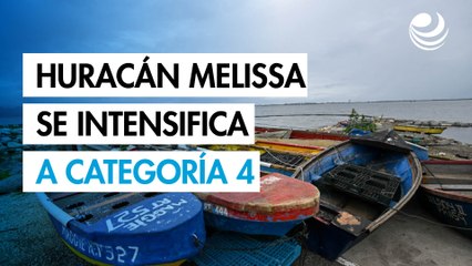 Huracán Melissa se intensifica a categoría 4 mientras avanza hacia Jamaica; sin efectos para México
