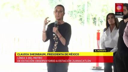 Claudia Sheinbaum presenta el Tren Insurgente que iniciará operaciones en 2026