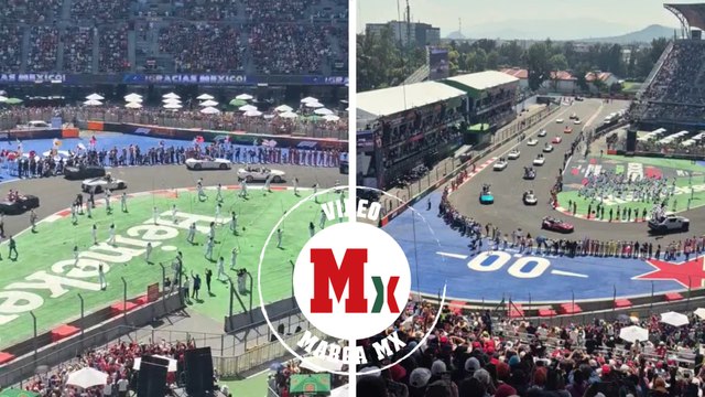 GP de México: Pilotos de la F1 hacen en tradicional desfile en el Autódromo Hermanos Rodríguez