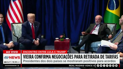 Vieira confirma negociações de tarifas entre Trump e Lula; Diego Tavares comenta o avanço