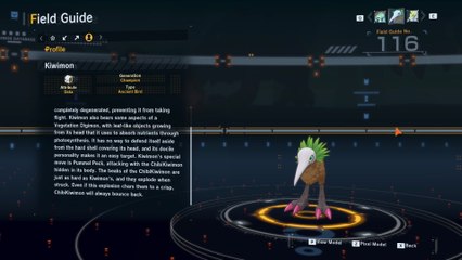 kiwimon all digivolution/de-digivolution/profile Digimon Story Time Stranger