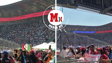 GP de México: Así se vive el Himno nacional en el Estadio GNP sin Checo Pérez