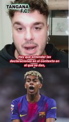 Las palabras de Lamine previas al Clásico | Eloy Lecina en Tangan FC