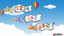 10 Little Numbers Nursery Rhyme _ Learn Numbers with Airplanes (Reuploaded)