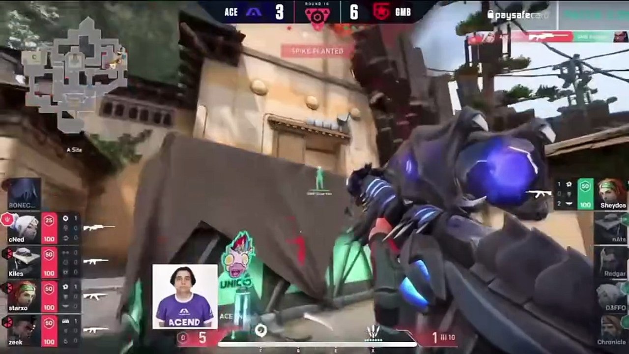 Amazing clutch 1v4 from GAMBIT Sheydos🤯