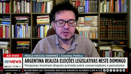Cientista político comenta as eleições legislativas da Argentina