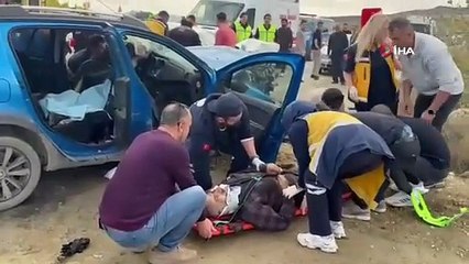 Sinop yolunda kaza: 2 ölü, 4 yaralı