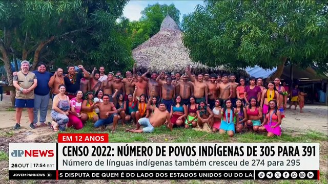 Censo mostra que Brasil tem 391 etnias e 295 línguas indígenas