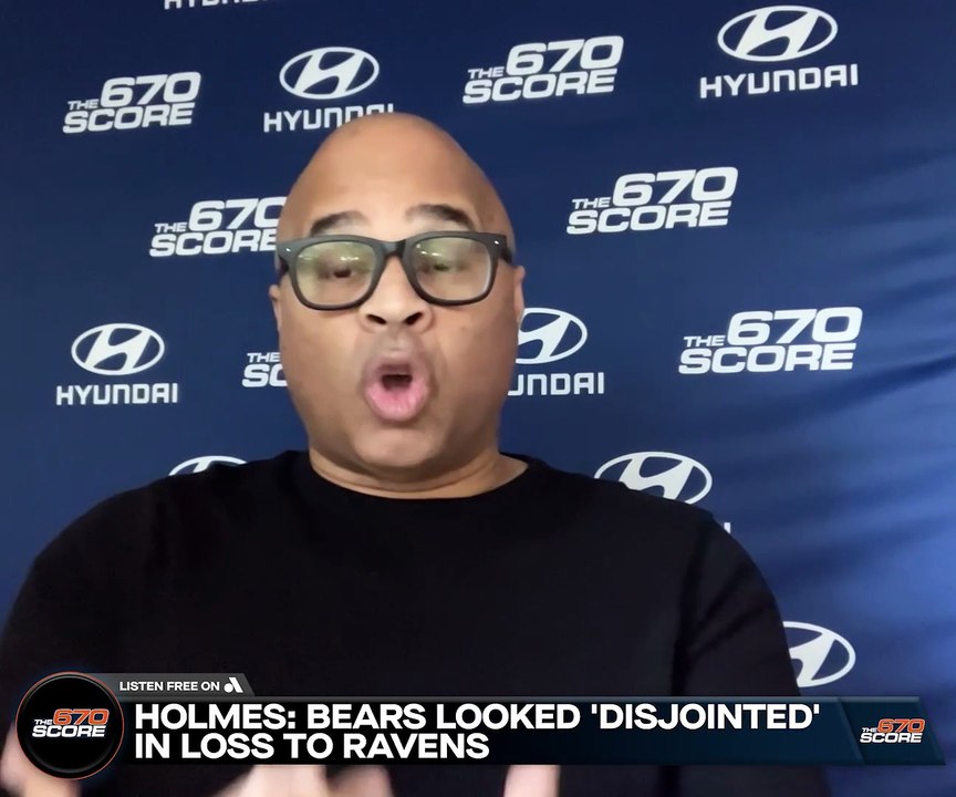 Holmes: Bears looked 'disjointed' in loss to Ravens