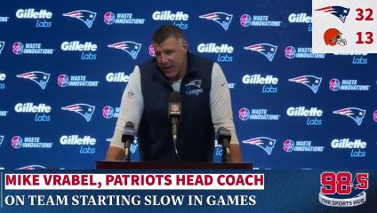 Mike Vrabel on slow starts for Patriots