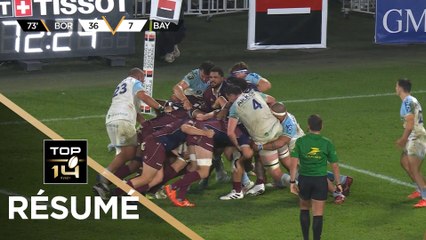 TOP 14 Saison 2025-2026 J08 - Résumé Union Bordeaux-Bègles - Aviron Bayonnais