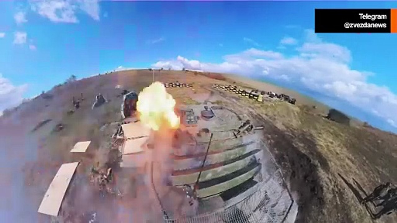 Russland testet improvisiertes Antidrohnen-System auf Basis von Rauchgranatwerfern