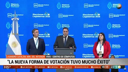 Lisandro Catalán: "la nueva forma de votación tuvo mucho éxito"
