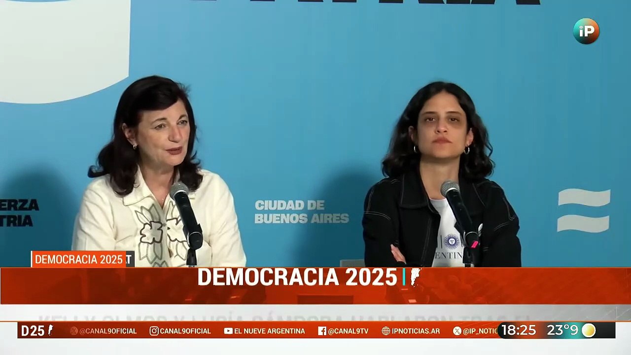 Kelly Olmos y Lucía Cámpora hablaron tras el cierre de los comicios