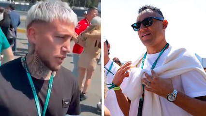 Keylor Navas y Gonzalo Piovi se hacen presente en el GP de México