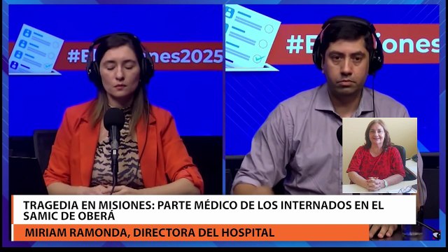 Tragedia en Misiones parte médico de los internados en el Samic de Oberá, Miriam Ramonda, directora del hospital