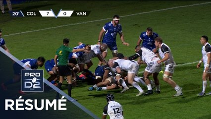 PRO D2 Saison 2025-2026 J08 - Résumé Colomiers Rugby - RC Vannes
