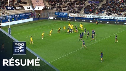 PRO D2 Saison 2025-2026 J08 - Résumé FC Grenoble Rugby - US Carcassonnaise