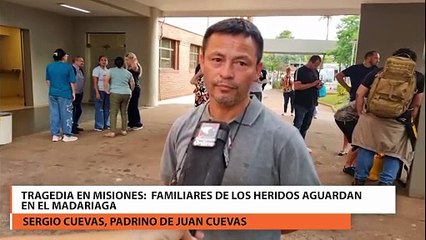 Familiares de los Heridos Aguardan en el Madariaga, Sergio Cuevas, Padrino De Juan Cuevas