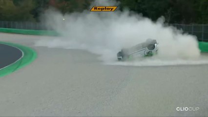 Clio Cup Europe 2025 Monza Race 2 Restart Finkelstein Flip