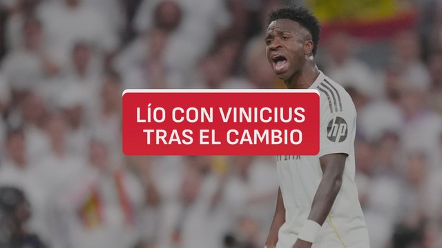 Vinicius, según Dazn, al irse del campo: yo me voy del equipo, mejor me voy