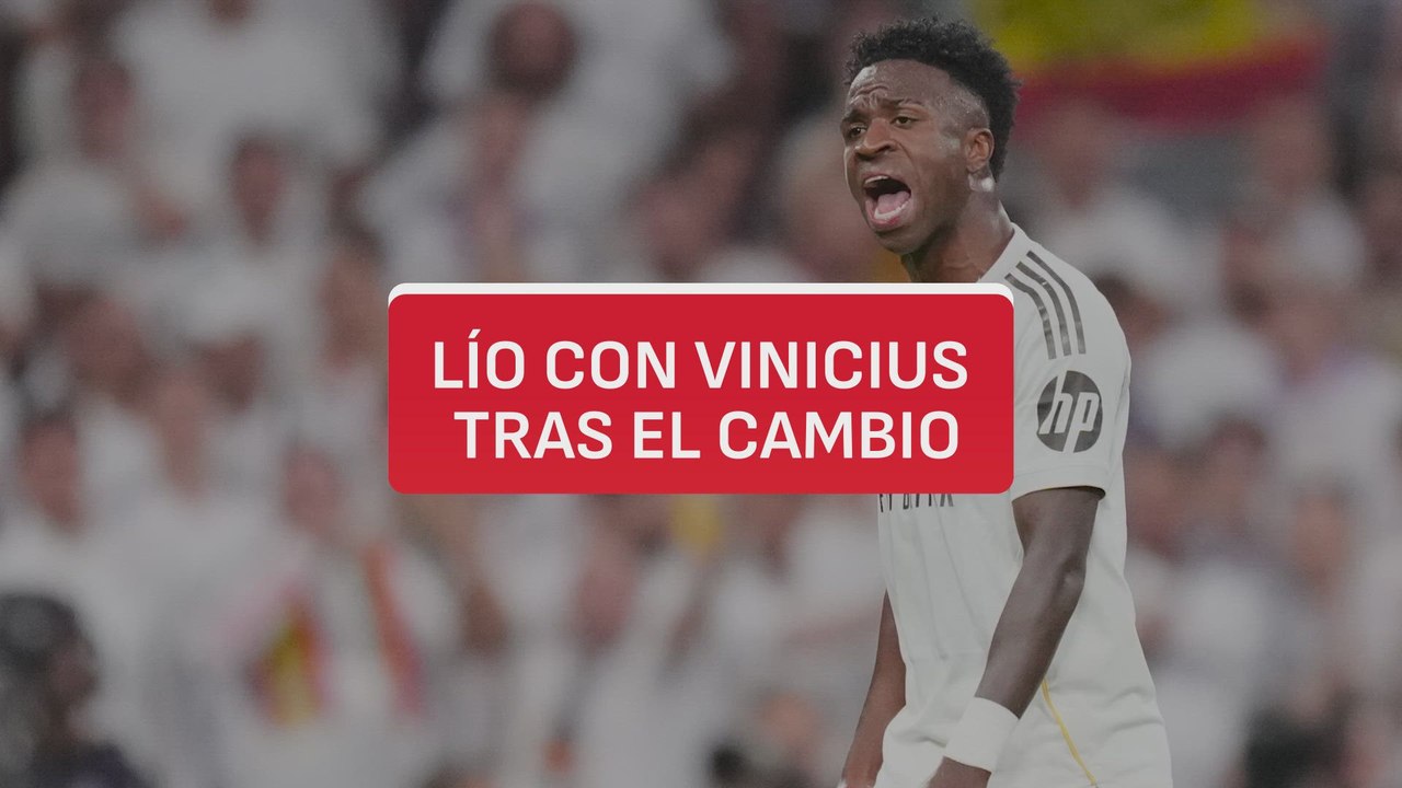 Vinicius, según Dazn, al irse del campo: "yo me voy del equipo, mejor me voy"