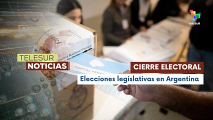 Cierran los centros de votación en Argentina