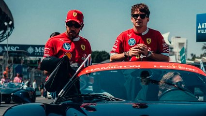 Lewis Hamilton y Charles Leclerc desatan la locura en el GP de México tras finalizar la gran fiesta