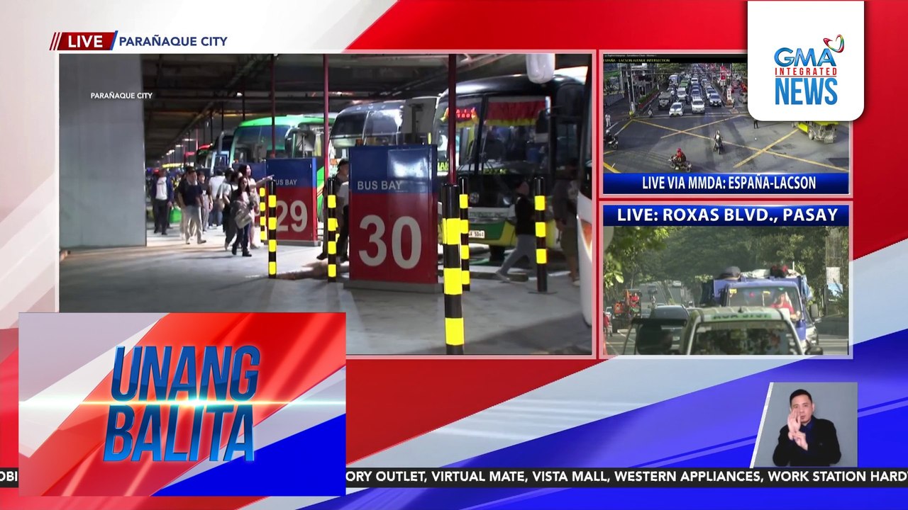 Ilang uuwi para sa Undas, bumiyahe na ngayong araw para makaiwas sa siksikan | Unang Balita